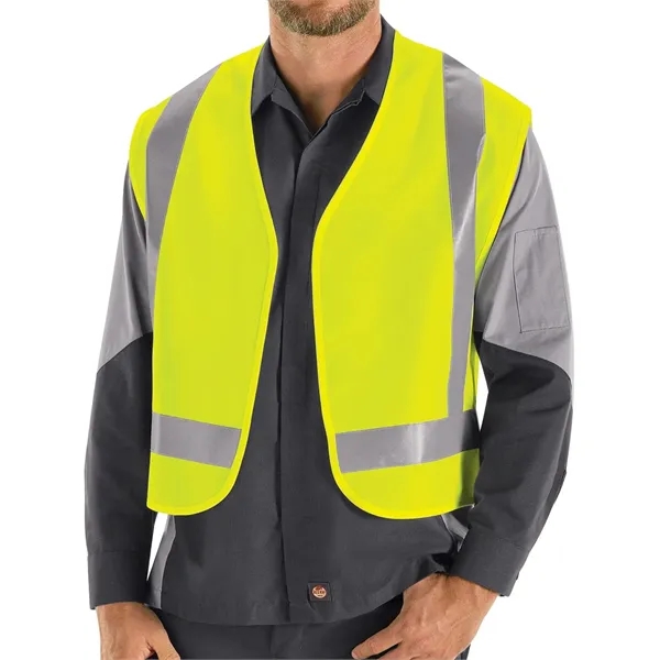 Red Kap Men's High Visibility Safety Vest - Red Kap Men's High Visibility Safety Vest - Image 0 of 2