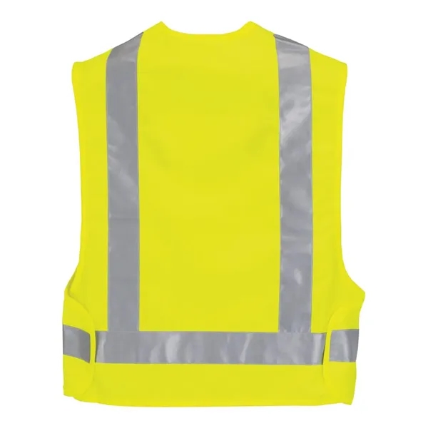 Red Kap Men's High Visibility Safety Vest - Red Kap Men's High Visibility Safety Vest - Image 2 of 2