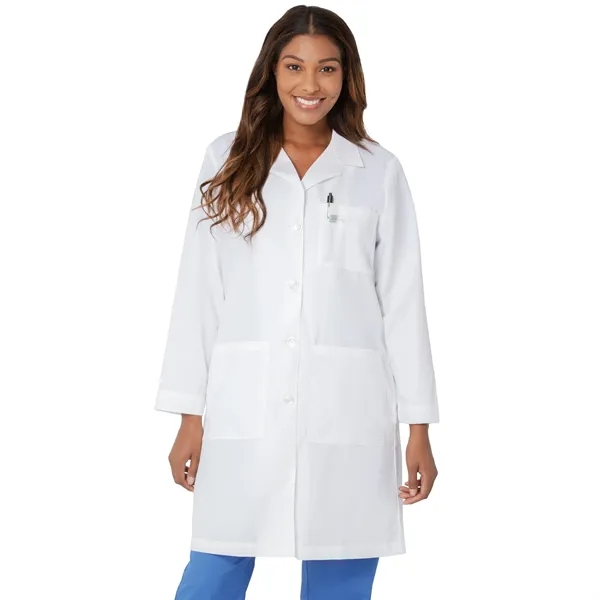 Landau - Essential Lab Coats - Women's Three-Pocket 38" F... - Landau - Essential Lab Coats - Women's Three-Pocket 38" F... - Image 0 of 2