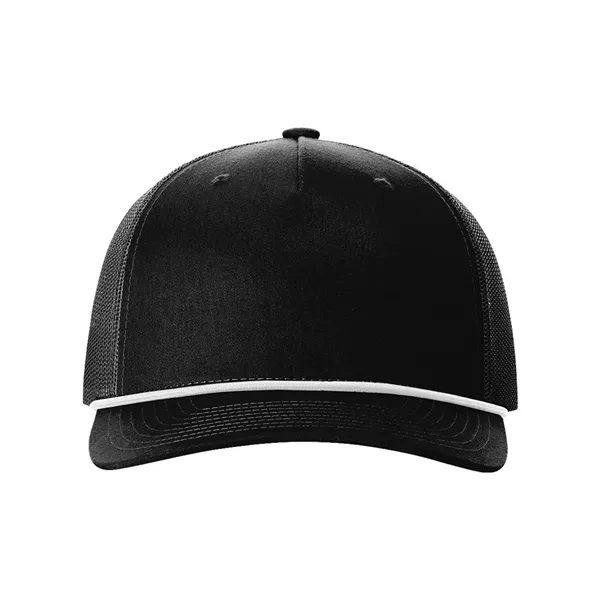 Richardson Five-Panel Trucker with Rope Cap - Richardson Five-Panel Trucker with Rope Cap - Image 3 of 18