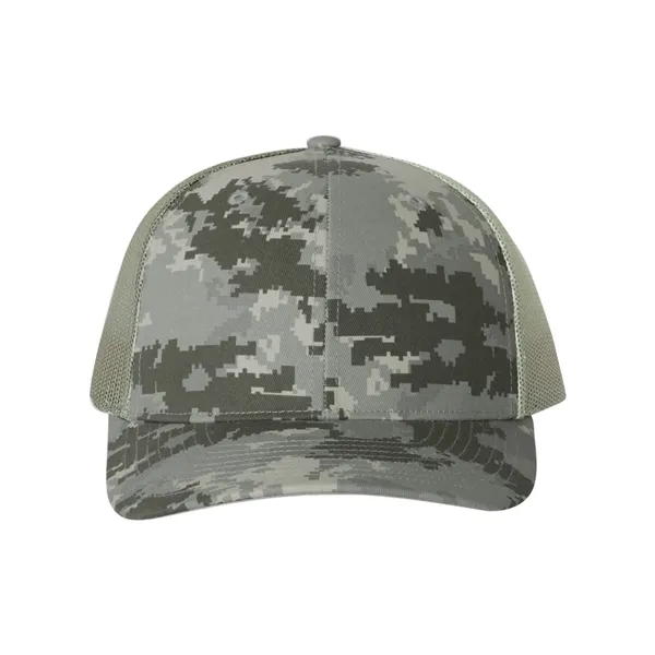 Richardson Printed Trucker Cap - Richardson Printed Trucker Cap - Image 9 of 20