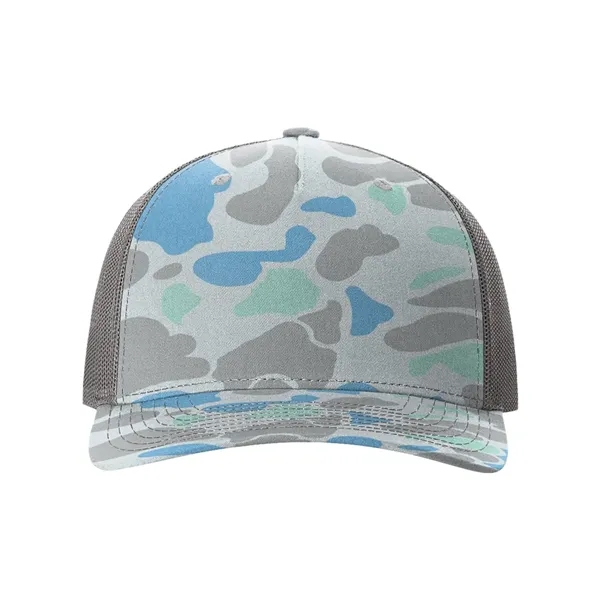 Richardson Five-Panel Printed Trucker Cap - Richardson Five-Panel Printed Trucker Cap - Image 71 of 72