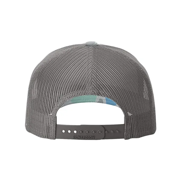 Richardson Five-Panel Printed Trucker Cap - Richardson Five-Panel Printed Trucker Cap - Image 72 of 72