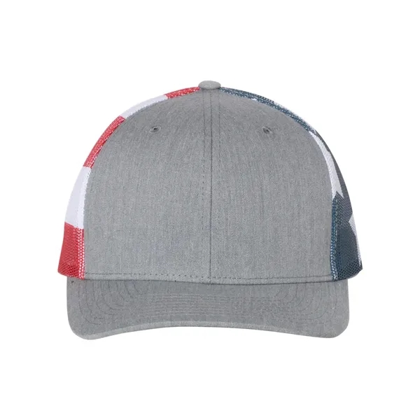 Richardson Printed Mesh Trucker Cap - Richardson Printed Mesh Trucker Cap - Image 0 of 16