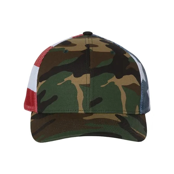 Richardson Printed Mesh Trucker Cap - Richardson Printed Mesh Trucker Cap - Image 5 of 16