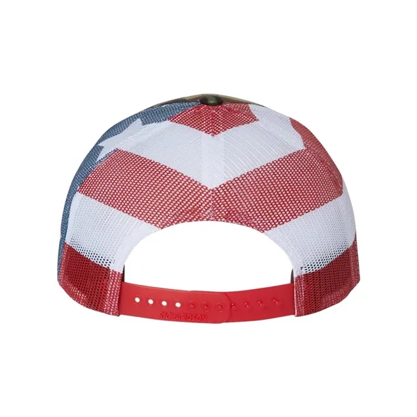 Richardson Printed Mesh Trucker Cap - Richardson Printed Mesh Trucker Cap - Image 6 of 16
