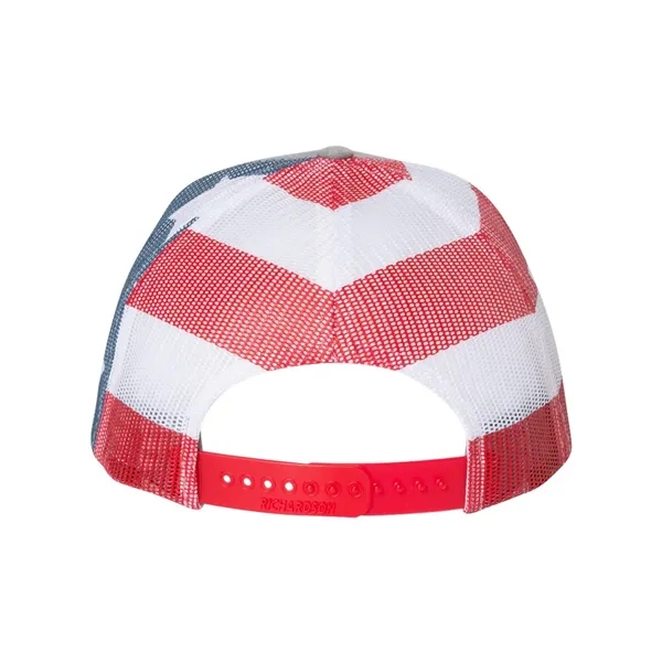 Richardson Printed Mesh Trucker Cap - Richardson Printed Mesh Trucker Cap - Image 8 of 16