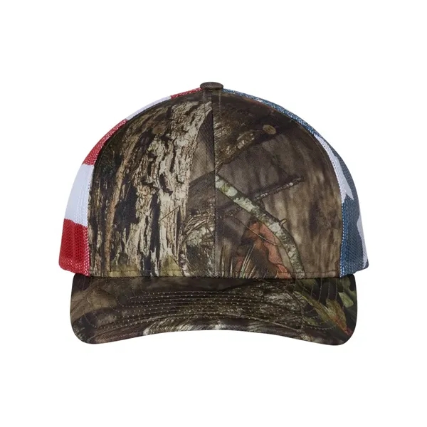 Richardson Printed Mesh Trucker Cap - Richardson Printed Mesh Trucker Cap - Image 11 of 16