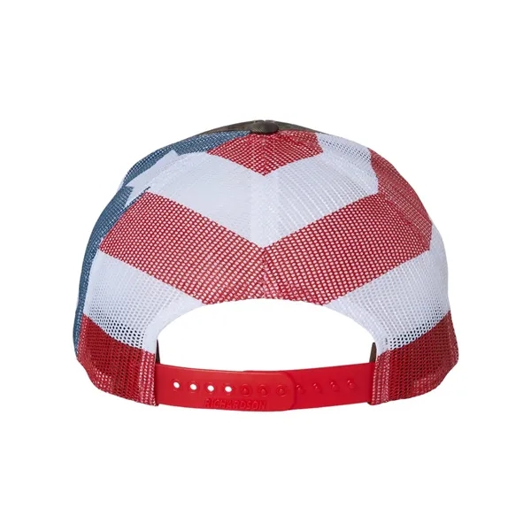 Richardson Printed Mesh Trucker Cap - Richardson Printed Mesh Trucker Cap - Image 12 of 16