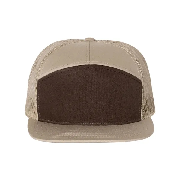 Richardson Seven-Panel Trucker Cap - Richardson Seven-Panel Trucker Cap - Image 5 of 34