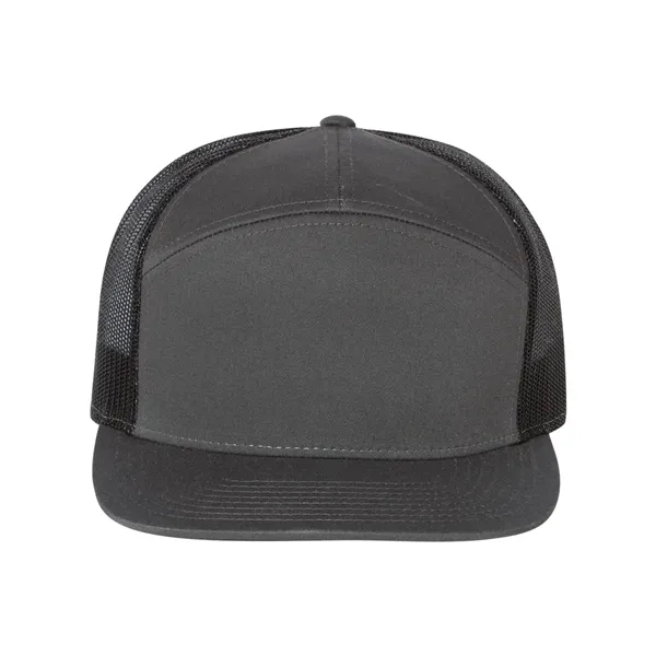 Richardson Seven-Panel Trucker Cap - Richardson Seven-Panel Trucker Cap - Image 11 of 34