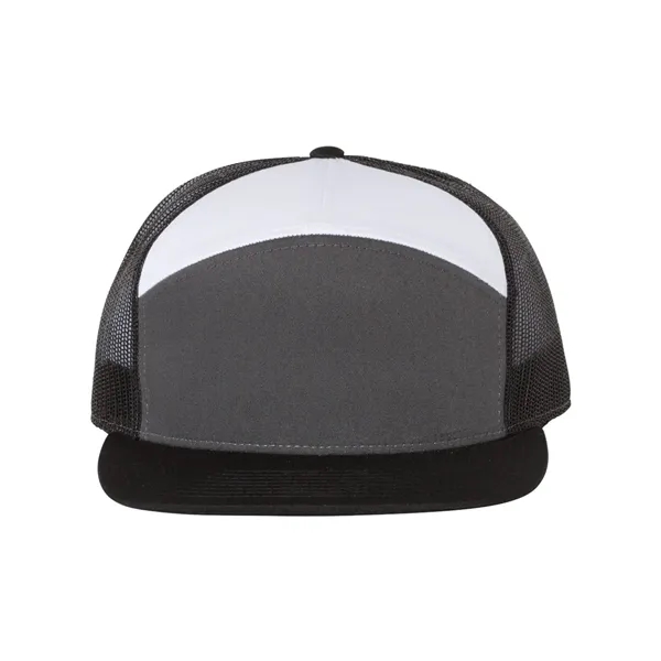 Richardson Seven-Panel Trucker Cap - Richardson Seven-Panel Trucker Cap - Image 13 of 34