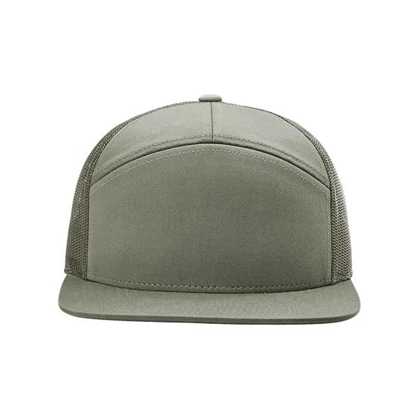 Richardson Seven-Panel Trucker Cap - Richardson Seven-Panel Trucker Cap - Image 23 of 34