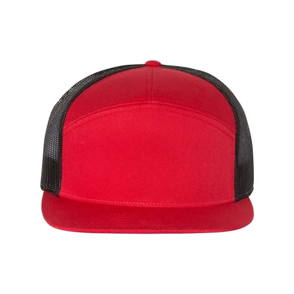 Richardson Seven-Panel Trucker Cap - Richardson Seven-Panel Trucker Cap - Image 29 of 34