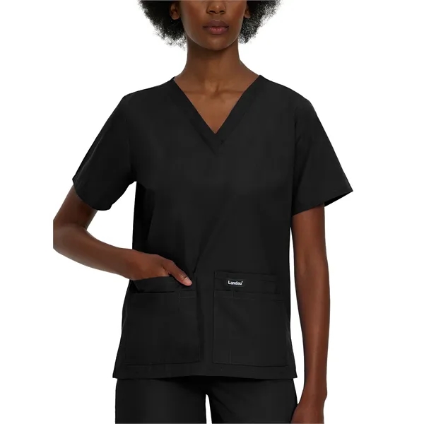 Landau - Essentials - Women's Four-Pocket Durable V-Neck Top - Landau - Essentials - Women's Four-Pocket Durable V-Neck Top - Image 0 of 29