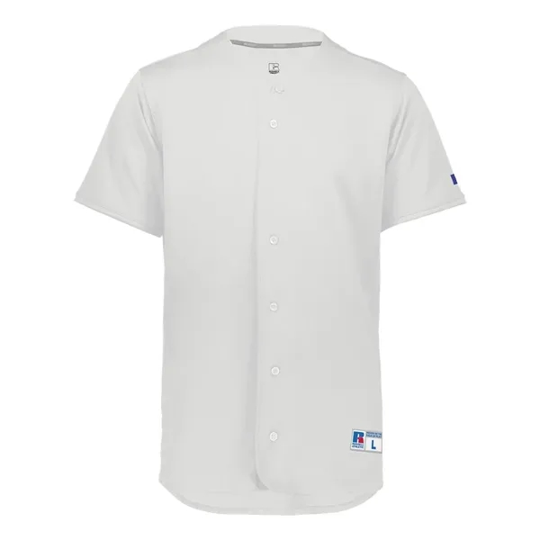 Russell Athletic Unisex Five Tool Full-Button Front Baseb... - Russell Athletic Unisex Five Tool Full-Button Front Baseb... - Image 1 of 2