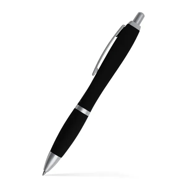 Squared Basset Satin Soft Touch Gel Performance Pen™ (Chrome - Squared Basset Satin Soft Touch Gel Performance Pen™ (Chrome - Image 2 of 2