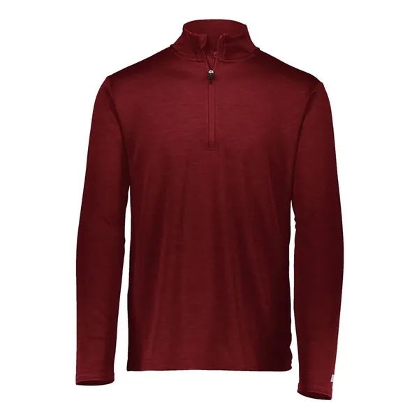 Russell Athletic Men's Striated Quarter-Zip Pullover - Russell Athletic Men's Striated Quarter-Zip Pullover - Image 3 of 18