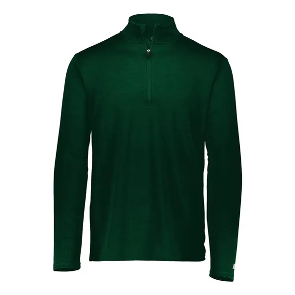 Russell Athletic Men's Striated Quarter-Zip Pullover - Russell Athletic Men's Striated Quarter-Zip Pullover - Image 6 of 18
