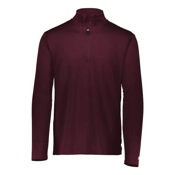 Russell Athletic Men's Striated Quarter-Zip Pullover - Russell Athletic Men's Striated Quarter-Zip Pullover - Image 10 of 18
