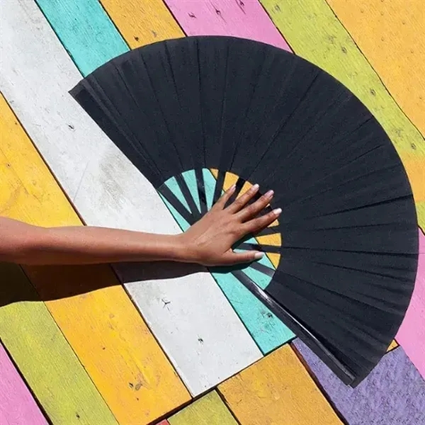 Custom Folding Hand Fan - Custom Folding Hand Fan - Image 4 of 4