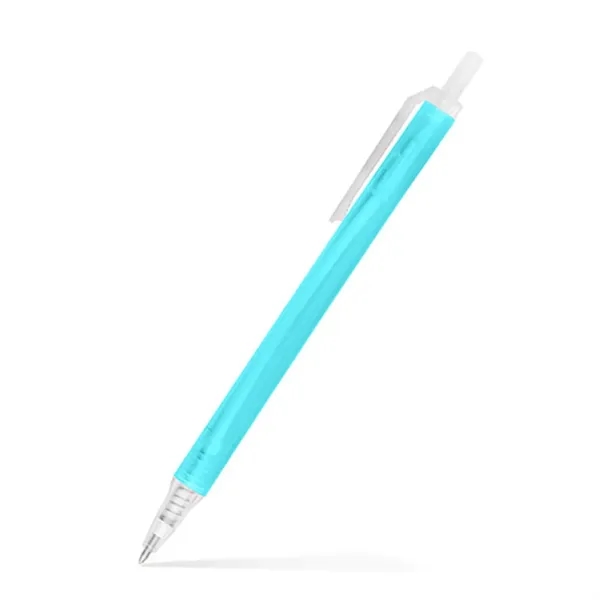 Amber Frosted Translucent Stick Click Pen - Amber Frosted Translucent Stick Click Pen - Image 12 of 20