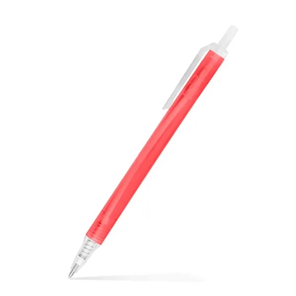 Amber Frosted Translucent Stick Click Pen - Amber Frosted Translucent Stick Click Pen - Image 15 of 20