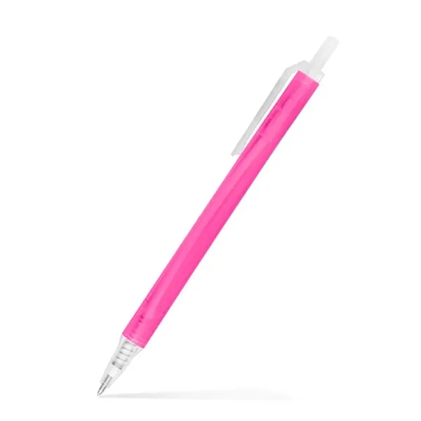 Amber Frosted Translucent Stick Click Pen - Amber Frosted Translucent Stick Click Pen - Image 19 of 20