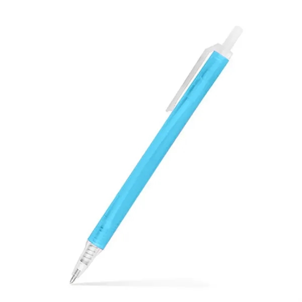 Amber Frosted Translucent Stick Click Pen - Amber Frosted Translucent Stick Click Pen - Image 20 of 20