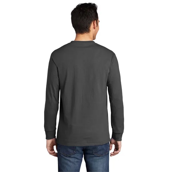 Port & Co Tall Long Sleeve Essential Pocket Tee. - Port & Co Tall Long Sleeve Essential Pocket Tee. - Image 19 of 36