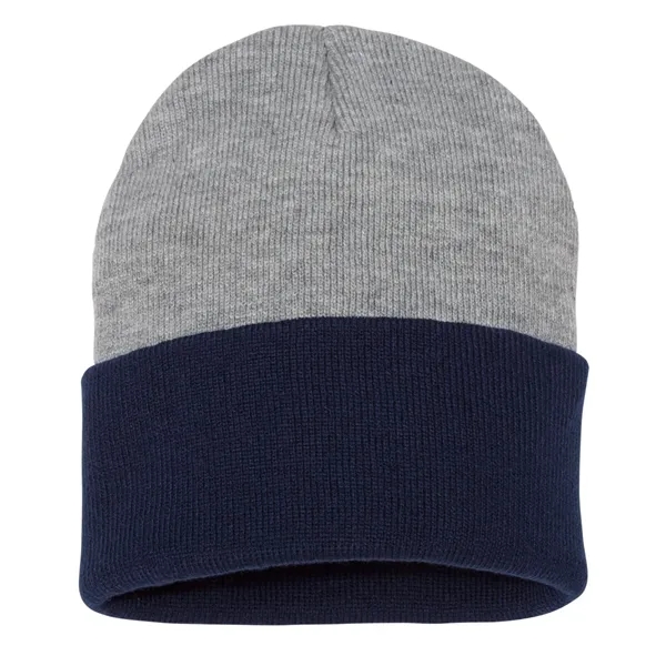 Sportsman 12" Color Blocked Cuffed Beanie - Sportsman 12" Color Blocked Cuffed Beanie - Image 0 of 6