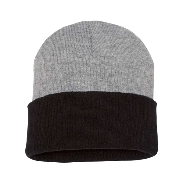 Sportsman 12" Color Blocked Cuffed Beanie - Sportsman 12" Color Blocked Cuffed Beanie - Image 3 of 6