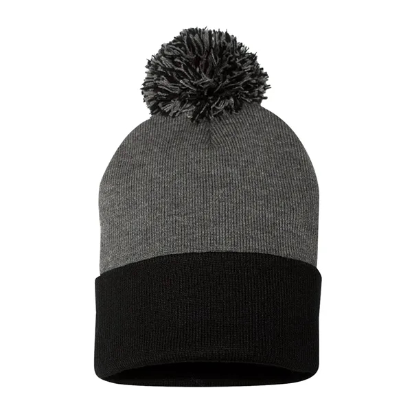 Sportsman 12" Pom-Pom Cuffed Beanie - Sportsman 12" Pom-Pom Cuffed Beanie - Image 0 of 66