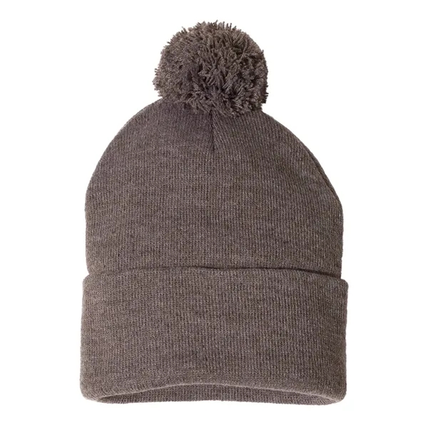 Sportsman 12" Pom-Pom Cuffed Beanie - Sportsman 12" Pom-Pom Cuffed Beanie - Image 17 of 66
