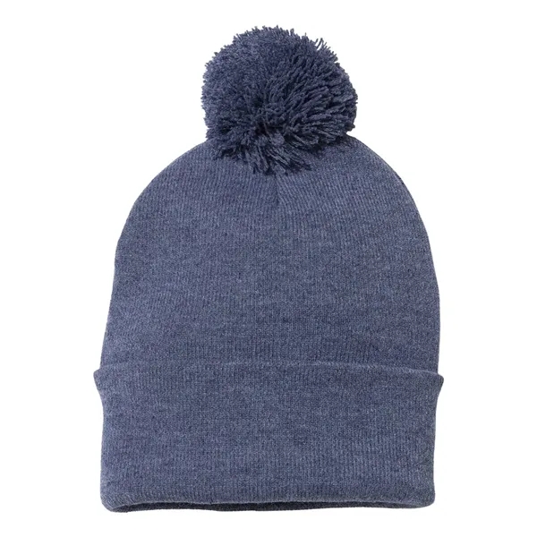 Sportsman 12" Pom-Pom Cuffed Beanie - Sportsman 12" Pom-Pom Cuffed Beanie - Image 20 of 66