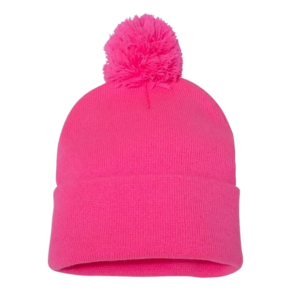 Sportsman 12" Pom-Pom Cuffed Beanie - Sportsman 12" Pom-Pom Cuffed Beanie - Image 40 of 66