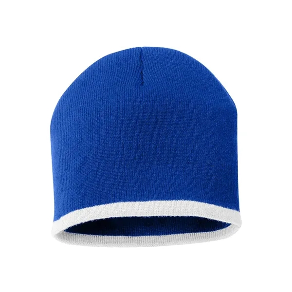 Sportsman 8" Bottom-Striped Beanie