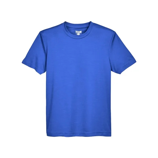 Team 365 Youth Sonic Heather Performance T-Shirt - Team 365 Youth Sonic Heather Performance T-Shirt - Image 15 of 16