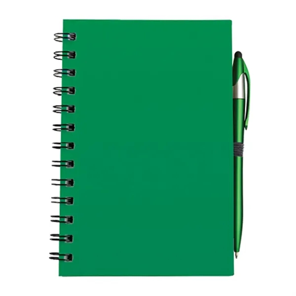SpiralScript 5.5 x 7 Plastic Spiral Journal with Pen - SpiralScript 5.5 x 7 Plastic Spiral Journal with Pen - Image 10 of 14
