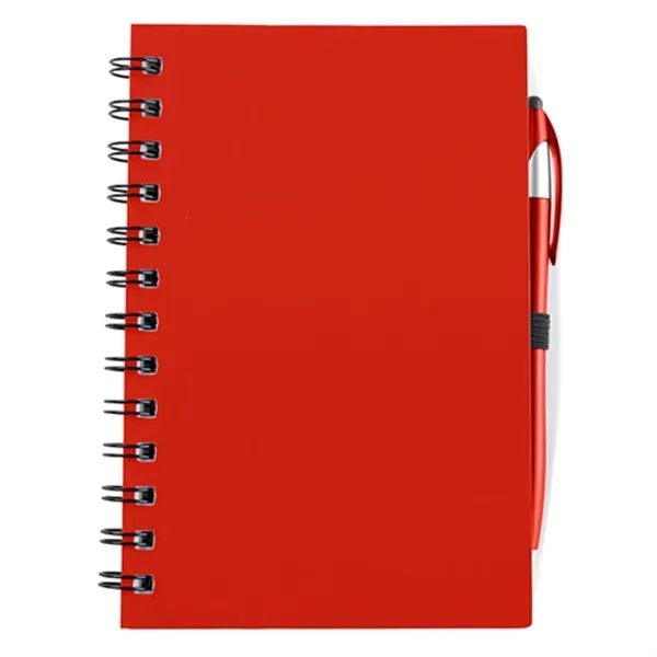 SpiralScript 5.5 x 7 Plastic Spiral Journal with Pen - SpiralScript 5.5 x 7 Plastic Spiral Journal with Pen - Image 13 of 14