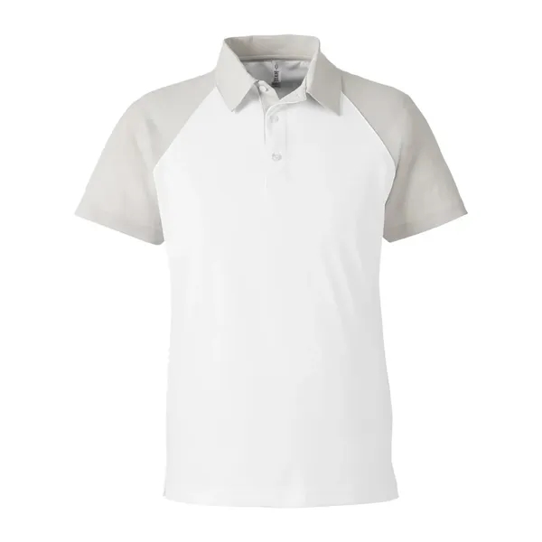 Team 365 Men's Command Snag-Protection Colorblock Polo - Team 365 Men's Command Snag-Protection Colorblock Polo - Image 9 of 10