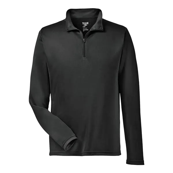 Team 365 Men's Zone Performance Quarter-Zip Pullover - Team 365 Men's Zone Performance Quarter-Zip Pullover - Image 1 of 12