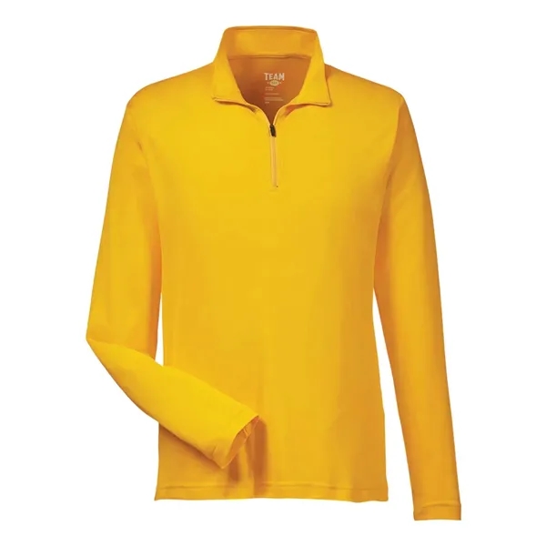 Team 365 Men's Zone Performance Quarter-Zip Pullover - Team 365 Men's Zone Performance Quarter-Zip Pullover - Image 2 of 12