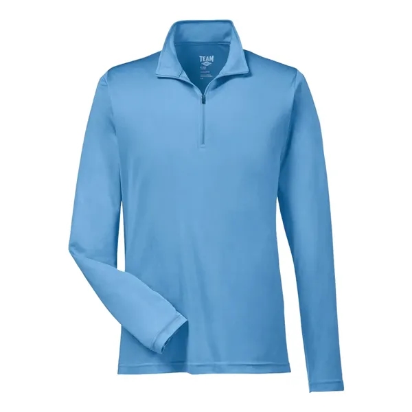 Team 365 Men's Zone Performance Quarter-Zip Pullover - Team 365 Men's Zone Performance Quarter-Zip Pullover - Image 6 of 12