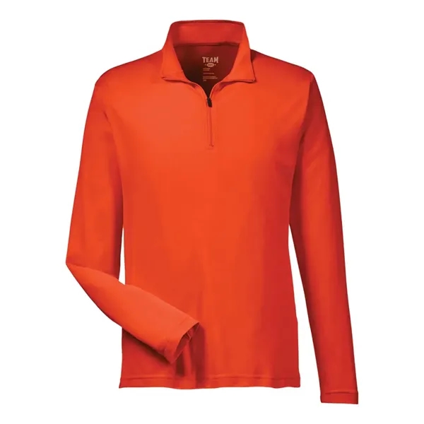Team 365 Men's Zone Performance Quarter-Zip Pullover - Team 365 Men's Zone Performance Quarter-Zip Pullover - Image 8 of 12