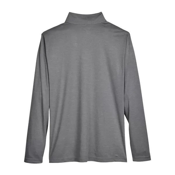 Team 365 Men's Zone Sonic Heather Performance Quarter-Zip... - Team 365 Men's Zone Sonic Heather Performance Quarter-Zip... - Image 6 of 16
