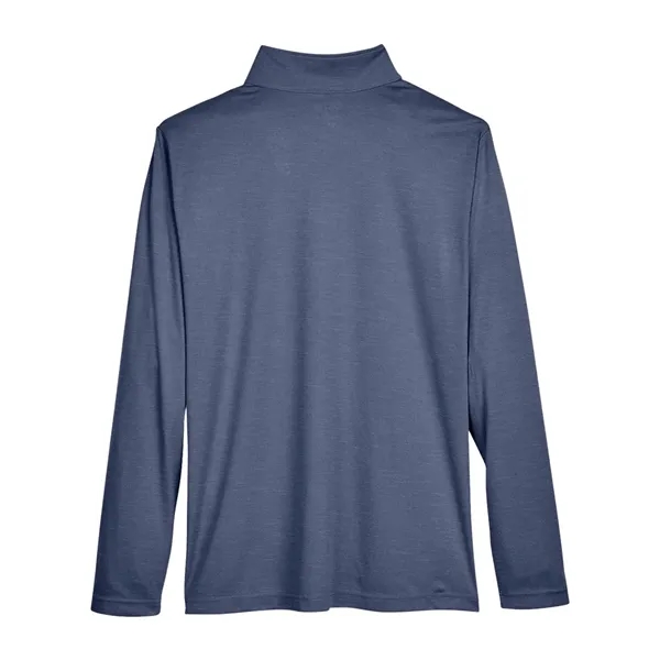 Team 365 Men's Zone Sonic Heather Performance Quarter-Zip... - Team 365 Men's Zone Sonic Heather Performance Quarter-Zip... - Image 8 of 16