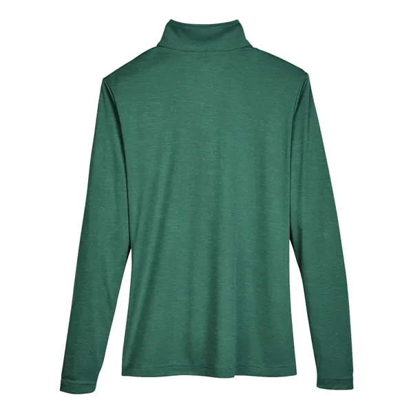 Team 365 Women's Zone Sonic Heather Performance Quarter-Z... - Team 365 Women's Zone Sonic Heather Performance Quarter-Z... - Image 10 of 16