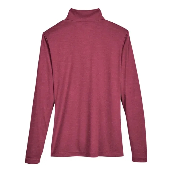 Team 365 Women's Zone Sonic Heather Performance Quarter-Z... - Team 365 Women's Zone Sonic Heather Performance Quarter-Z... - Image 12 of 16
