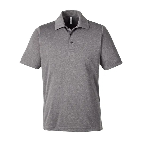 Team 365 Men's Zone Sonic Heather Performance Polo - Team 365 Men's Zone Sonic Heather Performance Polo - Image 5 of 10